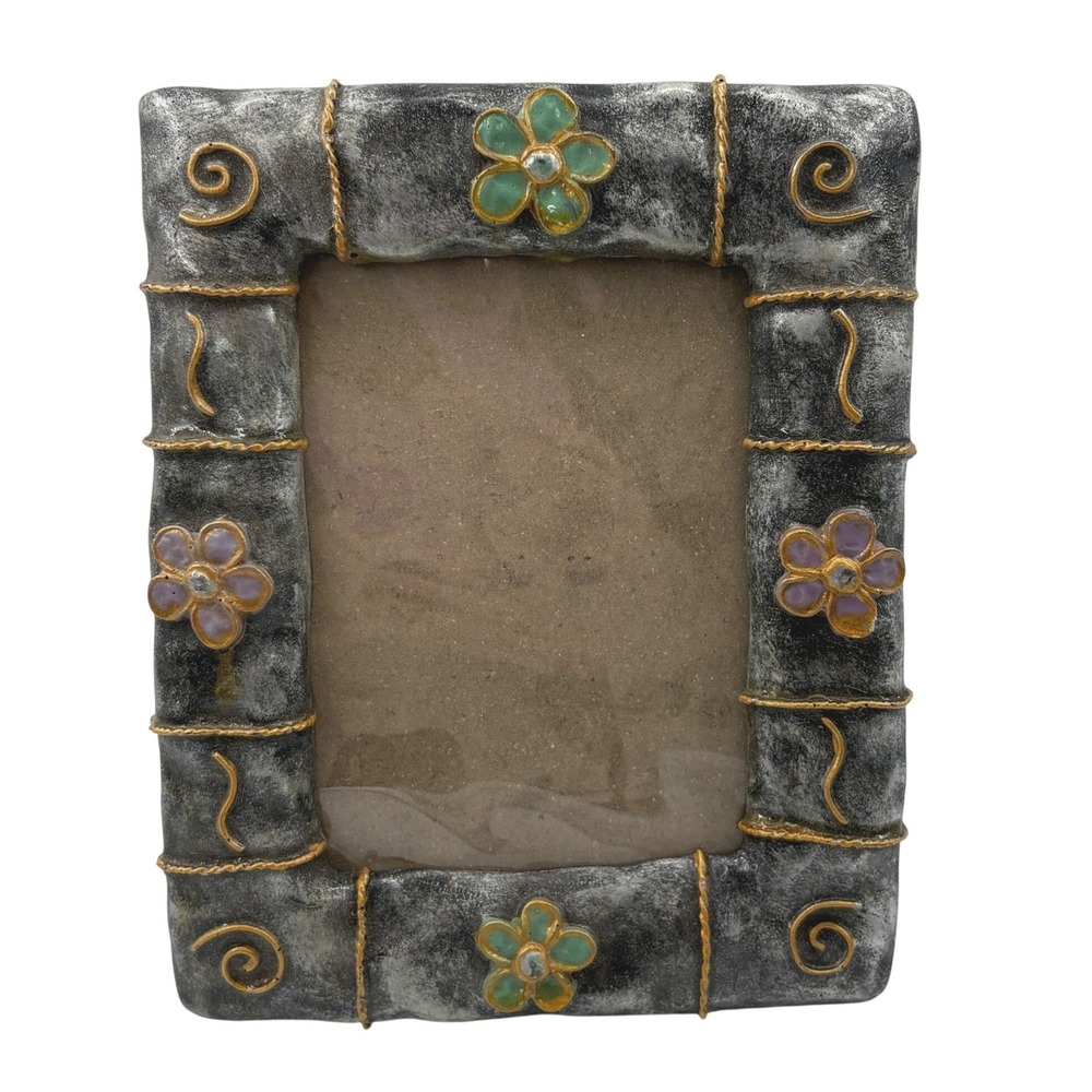 Freds 3x4 Frame Grey Stone Whimsigoth Y2K Fairycore Ren Faire Witchy Photo Decor